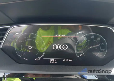2024 Audi Q8 E-Tron Premium Quattro from USA, damaged, VIN WA14AAGE1RB048401